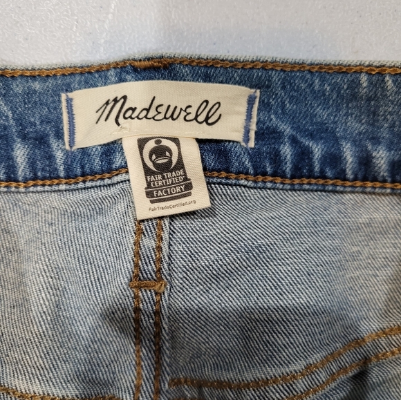 Madewell Sky Blue Wide Leg Jeans - Picture 4 of 7